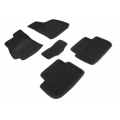 Комплект ковриков 3D LEXUS  LS500 V 4WD черные (компл)